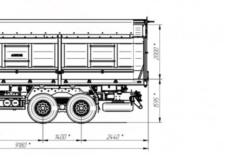 Самосвал AMKAR-658981-40