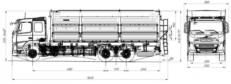 Самосвал AMKAR-658965-40A