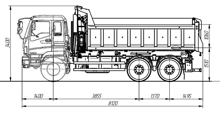 Самосвал AMKAR-АМ659-01Е