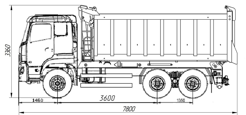 Самосвал AMKAR-658982E