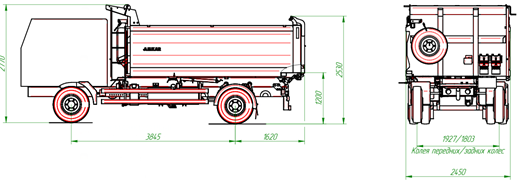 Самосвал AMKAR 658984-03