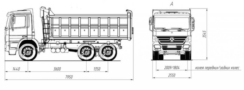 Самосвал AMKAR-65896E